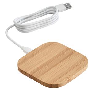 Carregador wireless em bambu 15W