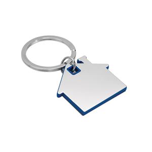 Chaveiro casa em metal e ABS