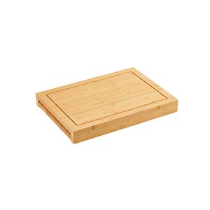Conjunto de tábuas em bambu com 3 facas inclusas