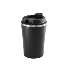 Copo térmico de viagem em aço inox e PP 470 ml