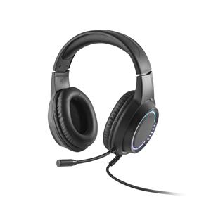 Fone de Ouvido para jogos com microfone de alta qualidade incorporado com luzes RGB