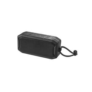 Caixa de som portátil com microfone, em ABS 100% reciclado, à prova de água com IPX7 1200 mAh
