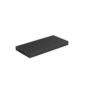 Bateria portátil em alumínio 100% reciclado e bateria em lítio 5000 mAh